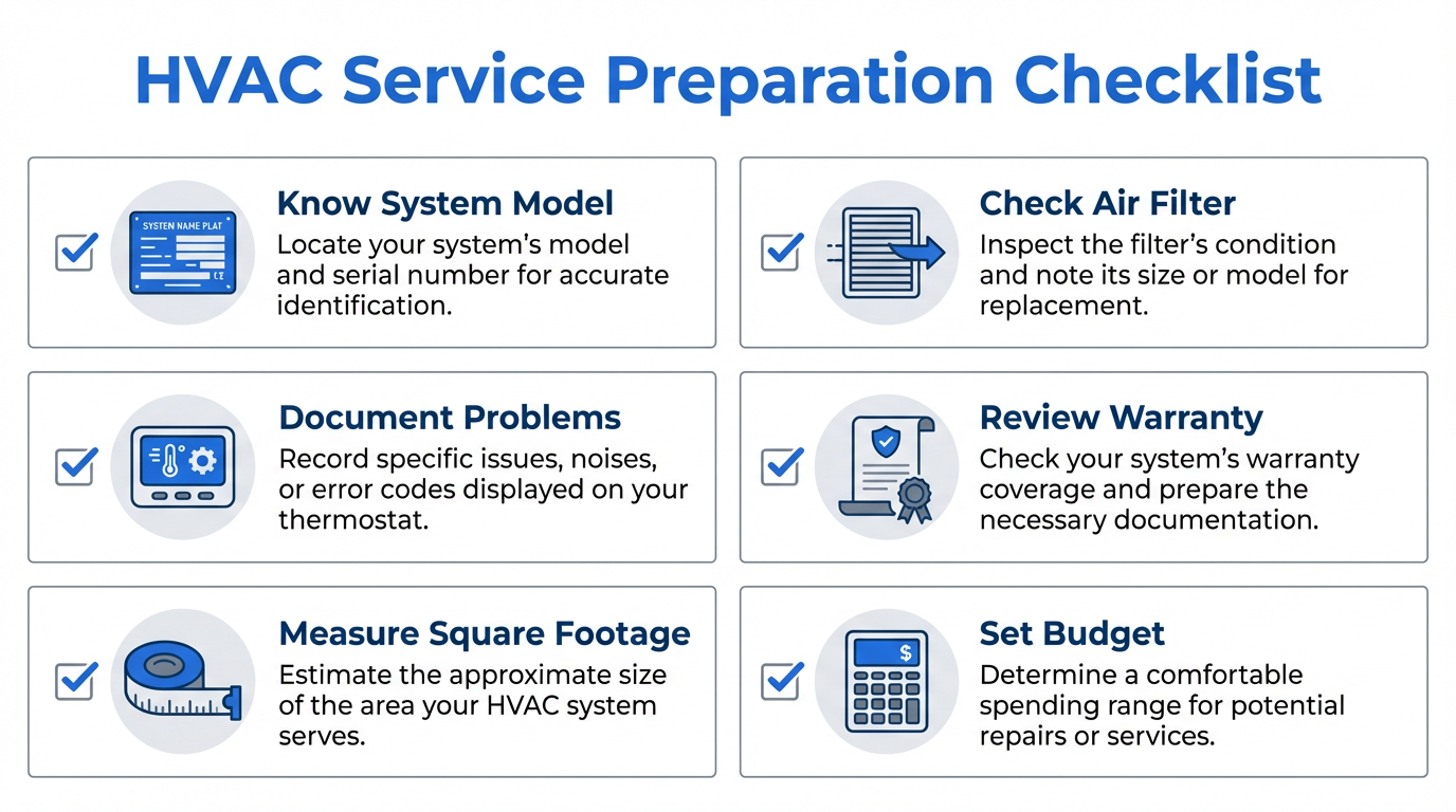 Preparation steps before hiring HVAC professional