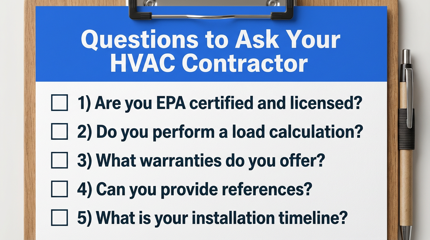 Downloadable HVAC contractor interview questions